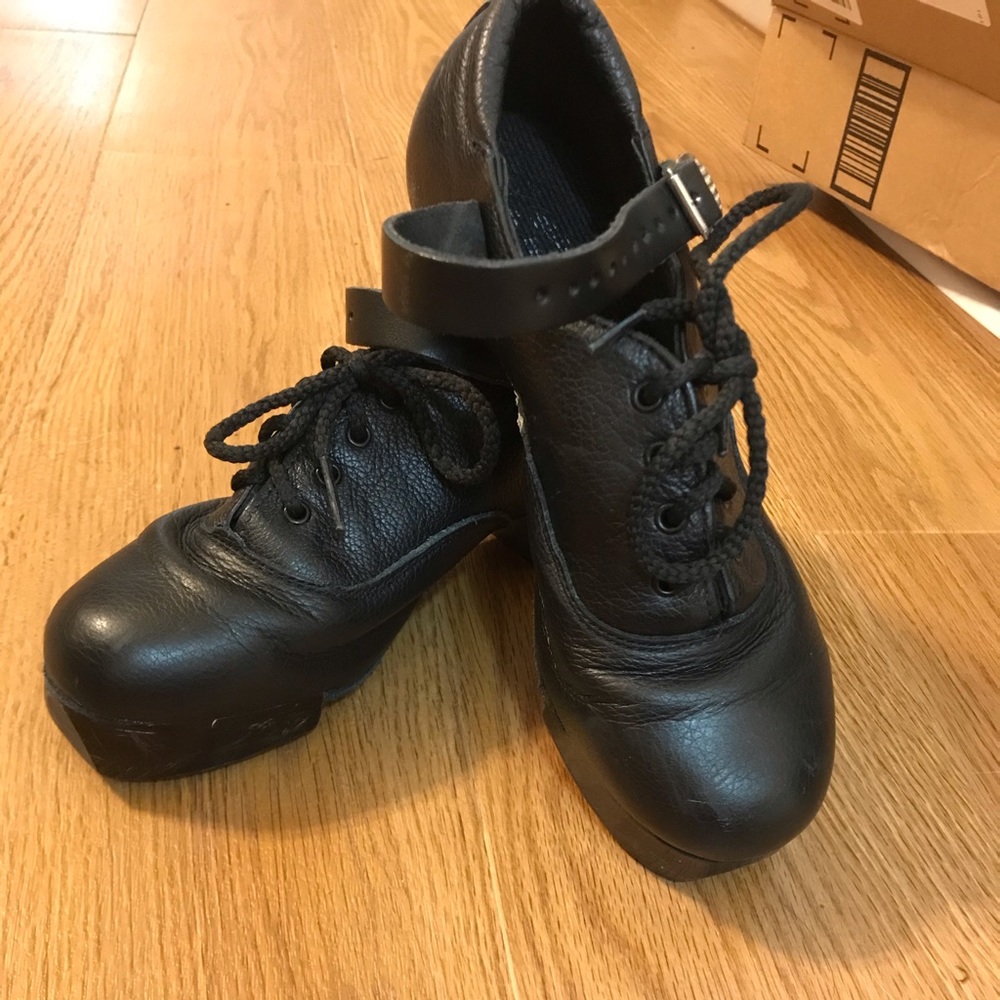 Girls Rutherford Irish Dance Hard Shoes Size 3 1/2